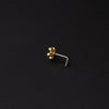 Wholesale Jewelry Moon Star Flower Shape Inlaid Zircon Stainless Steel Nose Ring Gooddiy