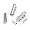 Wholesale Jewelry Multilayer Magnet Buckle Cylindrical Stainless Steel Magnetic Buckle With Electroplating And Round Design
