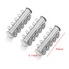 Wholesale Jewelry Multilayer Magnet Buckle Cylindrical Stainless Steel Magnetic Buckle With Electroplating And Round Design