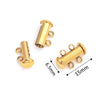 Wholesale Jewelry Multilayer Magnet Buckle Cylindrical Stainless Steel Magnetic Buckle With Electroplating And Round Design