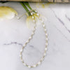 Wholesale Jewelry Natural Freshwater Pearl Geometric Heart Shape Handmade Necklace With Clavicle Bracelet For Women