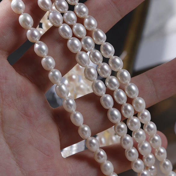 Wholesale Jewelry Natural Freshwater Pearl Naked Beads For Diy Handworn Jewelry Materials