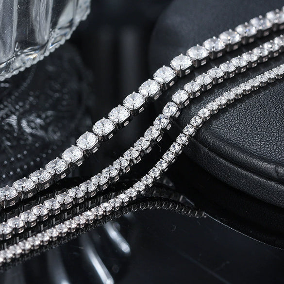 Wholesale Jewelry Natural Geometric S925 Sterling Silver Electroplated Bracelet