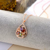 Wholesale Jewelry Natural Style Flowers Artificial Zircon Ochain Ladies Clavicle Necklace