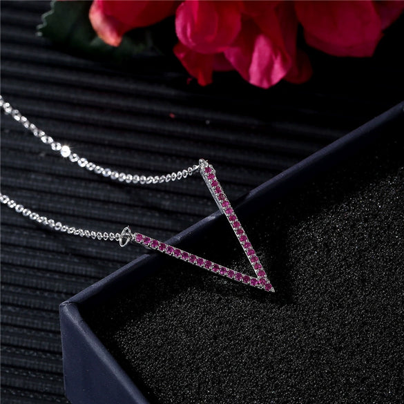 Wholesale Jewelry Necklace Light Luxury Environmental Protection Copper Microinlaid Zircon Clavicle Chain With Letters Pattern Electroplating