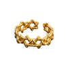 Wholesale Jewelry Niche Geometric Copper Open Ring For Women With Electroplating