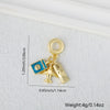 Wholesale Jewelry Niche Geometric Copper Pendant Necklace With Electroplating