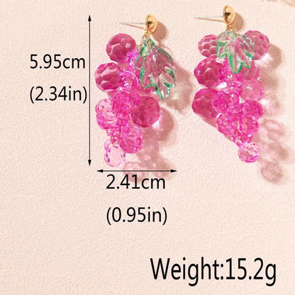 Wholesale Jewelry Novelty Geometric Arylic Drop Earrings