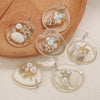 Wholesale Jewelry Ocean Series Pearl Resin Pendant Necklace With Conch Shell Design Irregular Shape Plastic Resin Electroplated