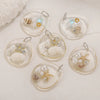 Wholesale Jewelry Ocean Series Pearl Resin Pendant Necklace With Conch Shell Design Irregular Shape Plastic Resin Electroplated