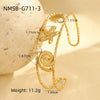 Wholesale Jewelry Ocean Style Stainless Steel Geometric Electroplating Women's Collection