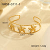 Wholesale Jewelry Ocean Style Stainless Steel Geometric Electroplating Women's Collection