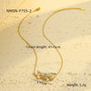 Wholesale Jewelry Ocean Style Stainless Steel Geometric Electroplating Women's Collection