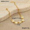 Wholesale Jewelry Ocean Wind Shell Starfish Titanium Steel Stainless Steel 18K Gold Plated Geometric Necklace Bracelet For Women