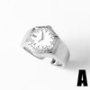 Wholesale Jewelry Open Ring Copper 18K Gold Plated