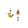 1 Pair Original Design Skull Plating Alloy Drop Earrings