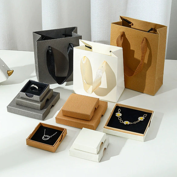 Wholesale Jewelry Packaging Box For Earrings Ring Bracelet Necklace Made Of Paper And Cardboard