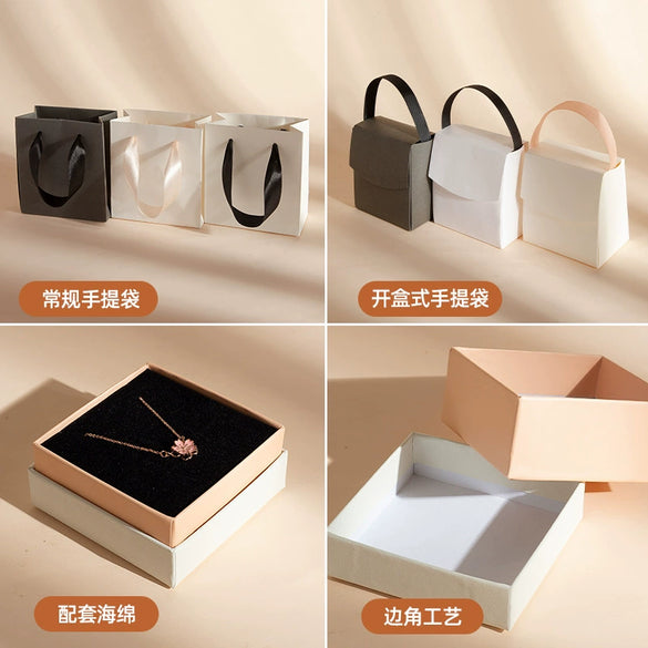 Wholesale Jewelry Packaging Box Heaven And Earth Cover Made Of Paper And Cardboard For Rings Earrings Bracelets Necklaces