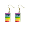 Wholesale Jewelry Princess Cute Rainbow Cake Plastic Resin Ear Hook