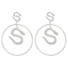 Wholesale Jewelry Punk Style Alloy Snake Earrings With Electroplating