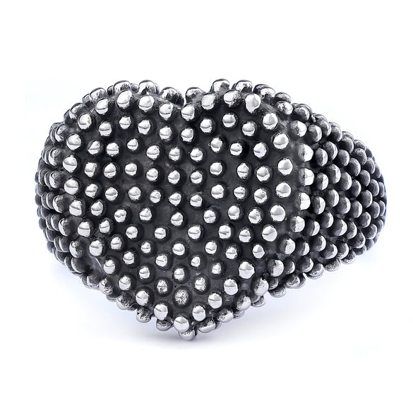 Wholesale Jewelry Punk Style Skull Stainless Steel Apply Oil
