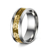 Wholesale Jewelry Punk Style Stainless Steel Skull Hand Geometric Dripping Oil Ornaments Ring