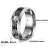 Wholesale Jewelry Punk Style Stainless Steel Skull Hand Geometric Dripping Oil Ornaments Ring