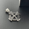 Wholesale Jewelry Punk Viking Celtic Knot Cross Stainless Steel Casting Polishing Unisex Doll Style