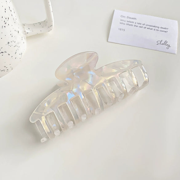 Wholesale Jewelry Pvc Handmade Natural Geometric Women's Hair Ornaments Mermaid Shark Clip