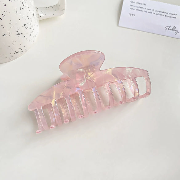 Wholesale Jewelry Pvc Handmade Natural Geometric Women's Hair Ornaments Mermaid Shark Clip
