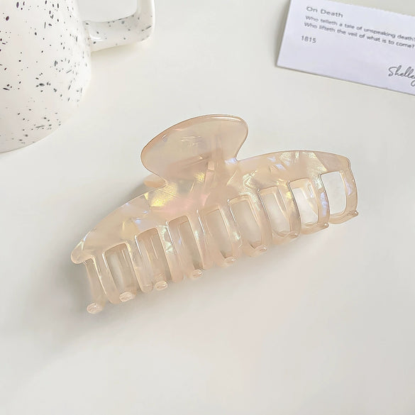 Wholesale Jewelry Pvc Handmade Natural Geometric Women's Hair Ornaments Mermaid Shark Clip