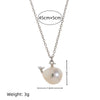 Wholesale Jewelry Retro Animal Style Copper Clown Fish Pendant Necklace With Electroplating