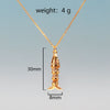 Wholesale Jewelry Retro Animal Style Fish Koi Brass Stainless Steel Electroplating Pendant Necklace Unisex
