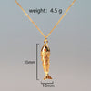 Wholesale Jewelry Retro Animal Style Fish Koi Brass Stainless Steel Electroplating Pendant Necklace Unisex