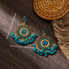 Wholesale Jewelry Retro Bell Tassel Alloy Earrings With Geometric Pattern Electroplated For Women