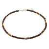 Wholesale Jewelry Retro Bohemian Style Coconut Shell Wooden Beads Natural Stone U Shape Necklace Unisex