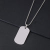 Wholesale Jewelry Retro Classic Style Geometric Customization Laser Engraving 201 Stainless Steel Plating Pendant Necklace Chain-Free