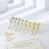 Wholesale Jewelry Retro Copper 14K Gold Plated Cross Earrings For Women