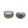 Wholesale Jewelry Retro Cross Alloy Plating Adjustable Ring