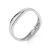 Wholesale Jewelry Retro Exaggerated Irregular Pleated Alloy Bracelet With Electroplating