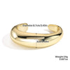 Wholesale Jewelry Retro Geometric Acrylic Electroplated Bracelet