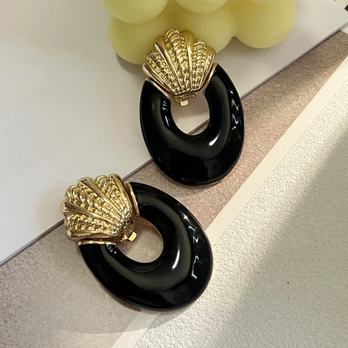 Wholesale Jewelry Retro Geometric Alloy Ear Studs