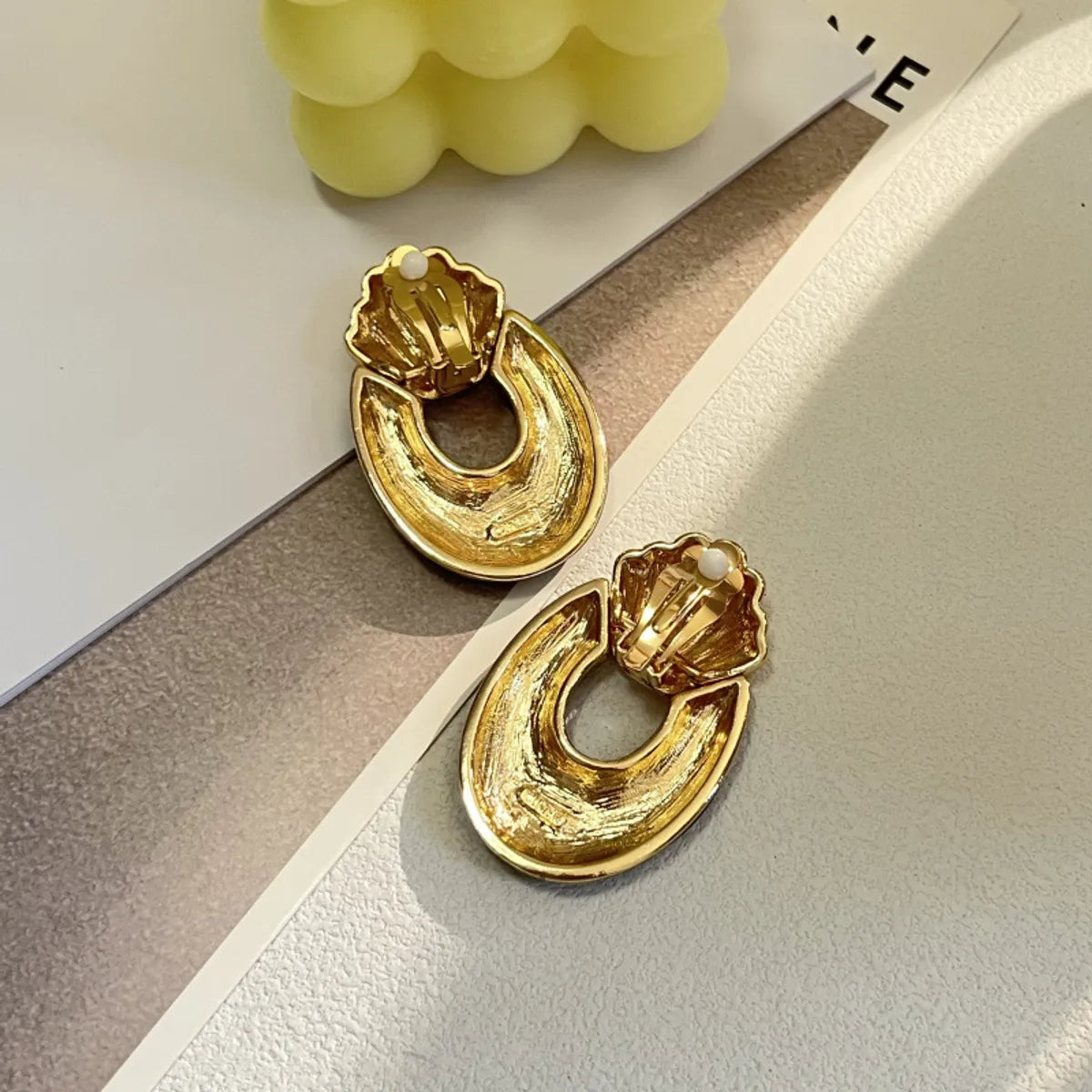 Wholesale Jewelry Retro Geometric Alloy Ear Studs