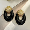 Wholesale Jewelry Retro Geometric Alloy Ear Studs