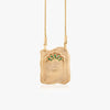 Wholesale Jewelry Retro Geometric Copper Goldplated Tarot Butterfly Pendant Necklace
