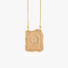 Wholesale Jewelry Retro Geometric Copper Goldplated Tarot Butterfly Pendant Necklace