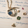 Wholesale Jewelry Retro Geometric Copper Pendant With Openable Hollow Design And Electroplating O Word Chain