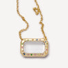 Wholesale Jewelry Retro Geometric Titanium Steel Copper Pendant With Openable Hollow Design Electroplating Unisex