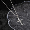 Wholesale Jewelry Retro Hiphop Style Cross Silver Geometric Electroplated Necklace For Men