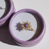 Wholesale Jewelry Retro Literature And Art Style Geometric Copper Opal Zircon Pendant Necklace For Women